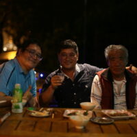 Father and sons