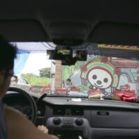 Miky and car